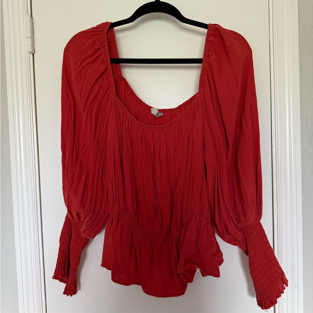 ASOS Vibrant Red Blouse
